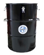 Tynnyri 200 l kantokahvoilla ja kiinnitys hakasilla Säiliöt - Finn-aine